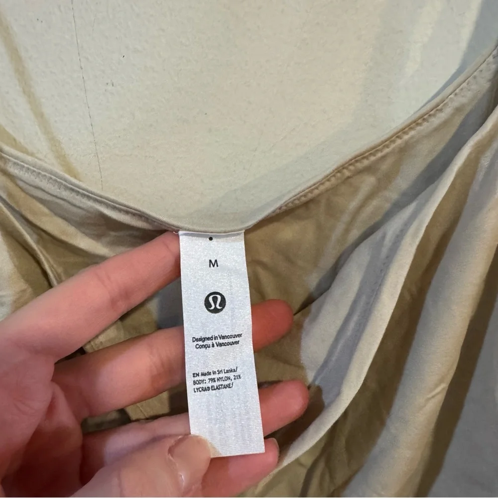 Lululemon Wundermost Ultra-Soft Nulu Spaghetti-Strap Cami Tank Top Mojave tan - Picture 3 of 6